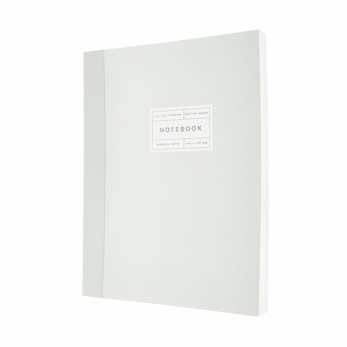 Rico | Paper Poetry 80gsm Dot Notebook | Small | Light Grey + Silver Edge