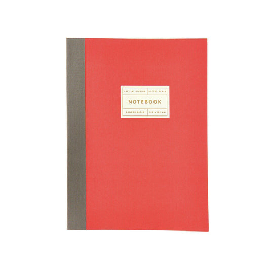 Rico | Paper Poetry 80gsm Dot Notebook | Medium | Neon Orange + Gold Edge
