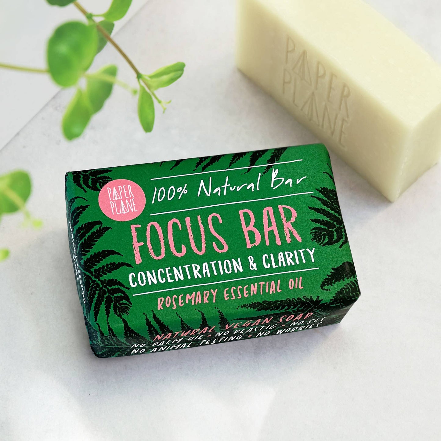 Paper Plane | Focus Rosemary Soap Bar