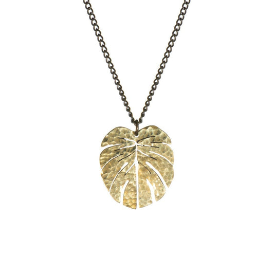 Just Trade | Tropical Leaf Pendant Small