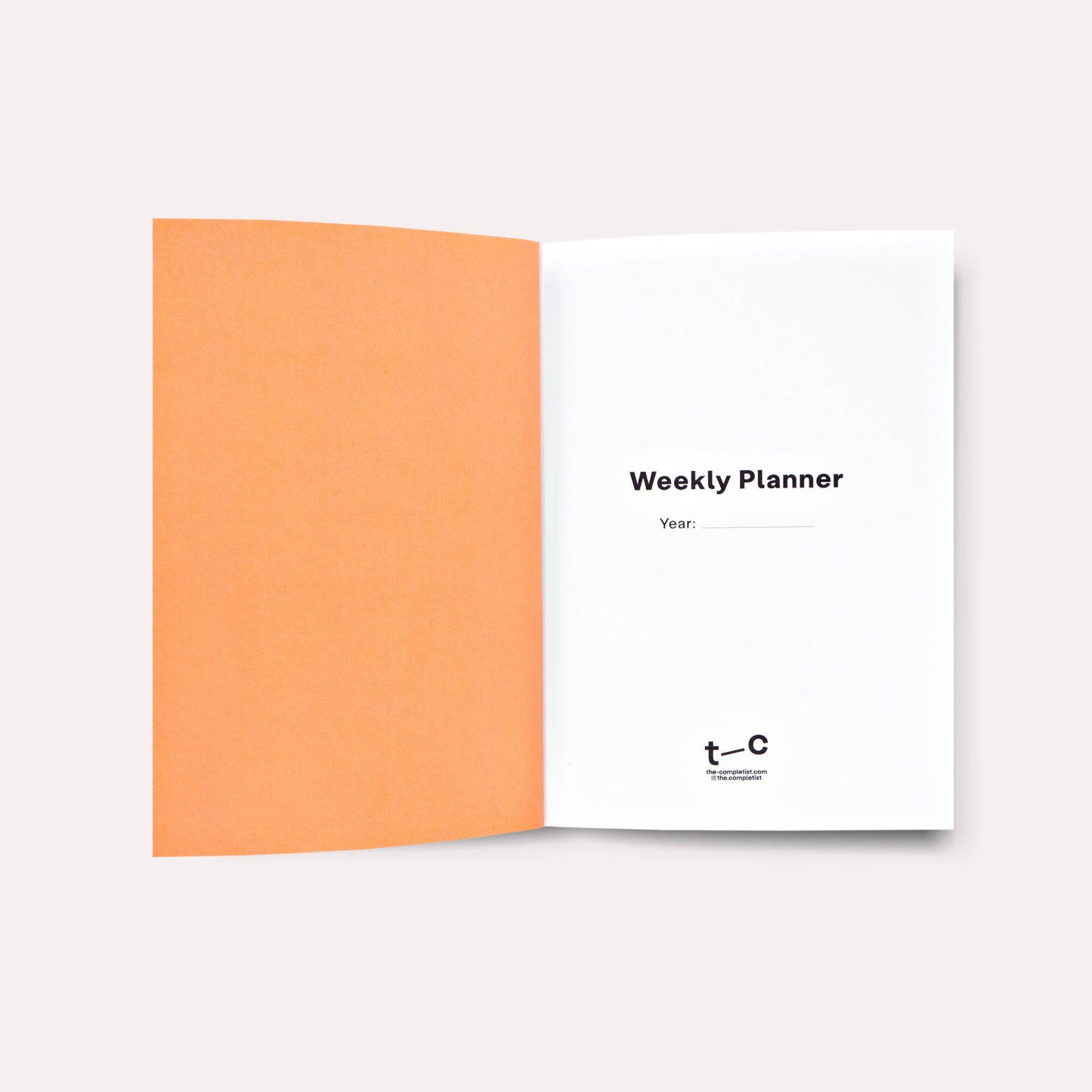 The Completist | A6 Weekly Planner | Neroli