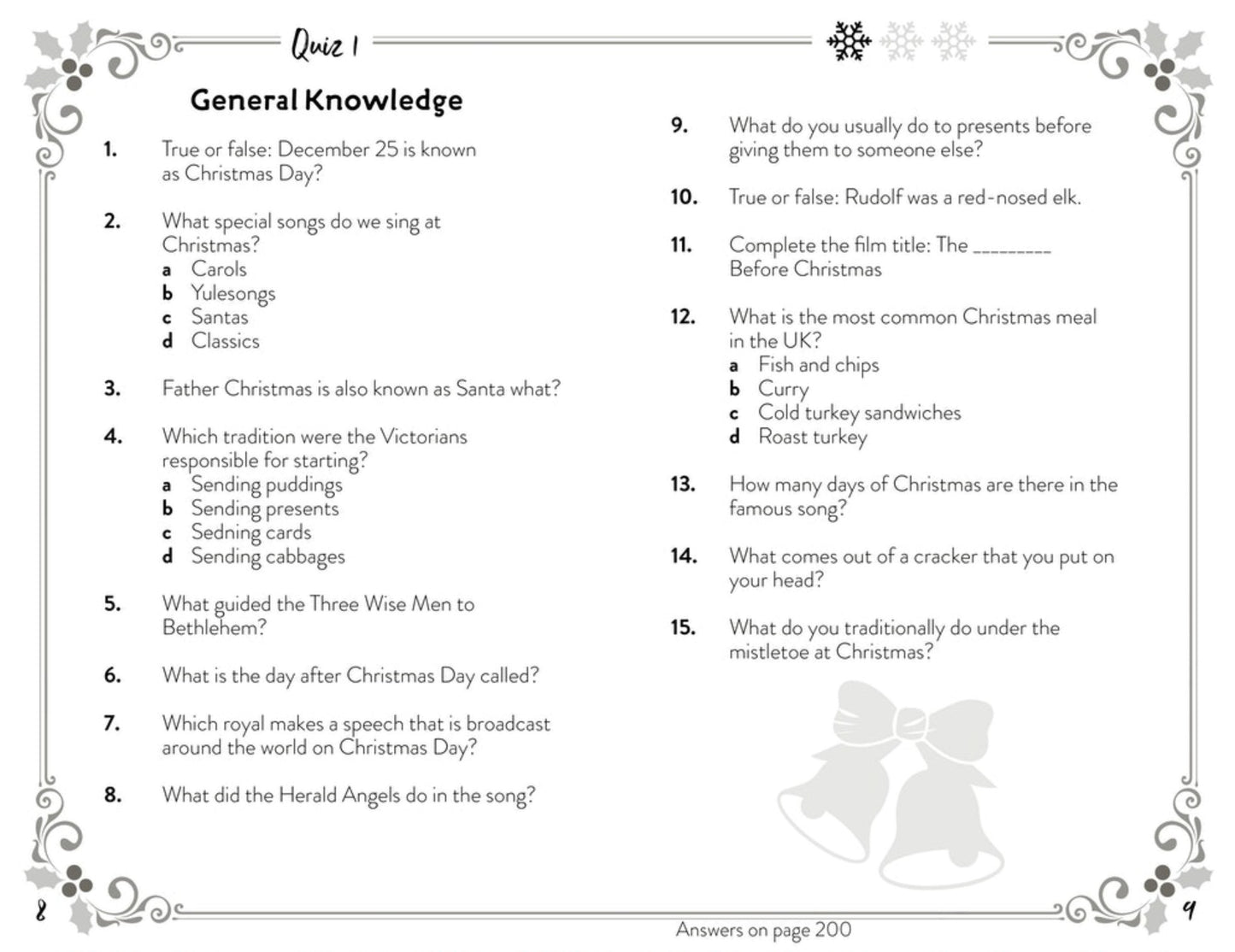 Book | So This Is Christmas Quiz Book