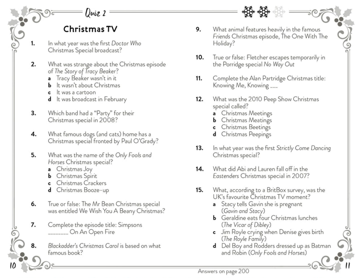 Book | So This Is Christmas Quiz Book