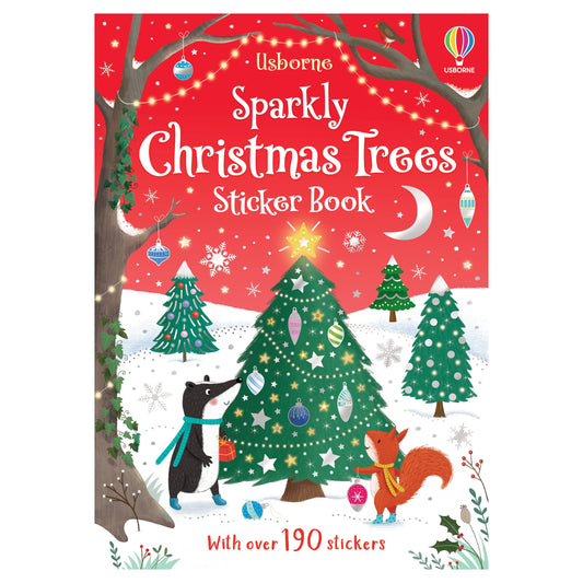 Usborne | Sparkly Christmas Trees Sticker Book