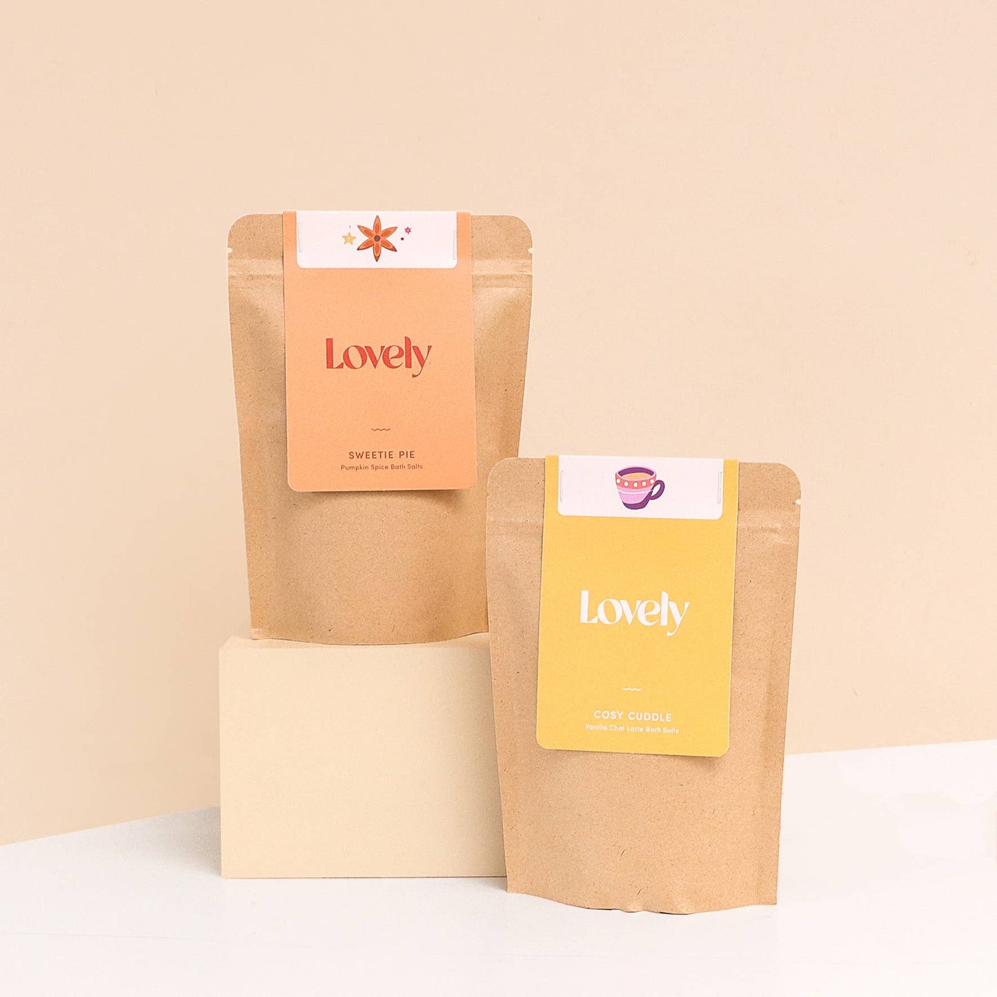 Lovely Skincare | Bath Salts | Cosy Cuddle - Vanilla Chai Latte