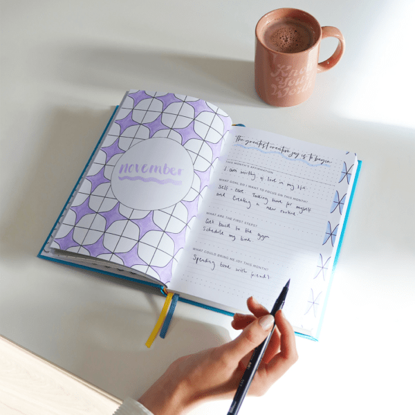 Positive Planner | Bullet Diary | Undated diary and bullet journal