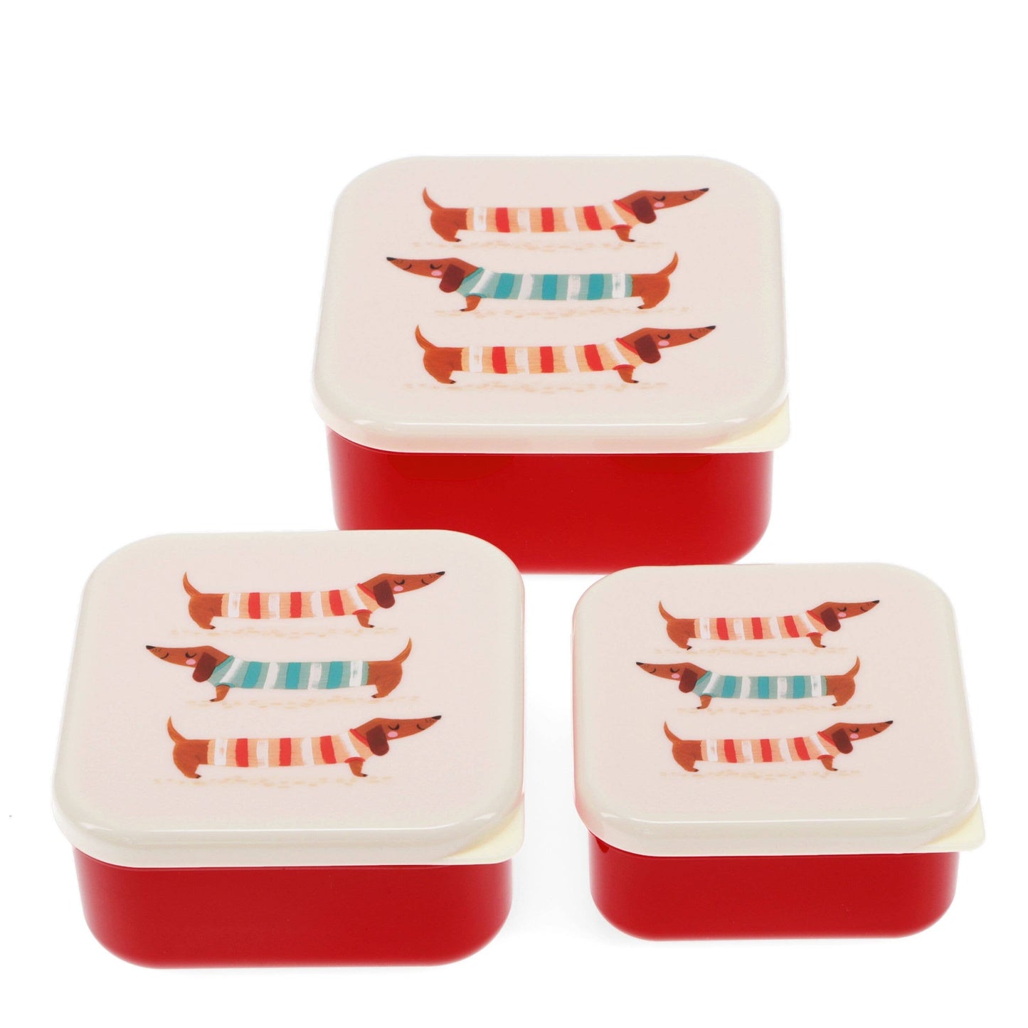 Rex | Set of 3 Snack Boxes | Sausage Dog
