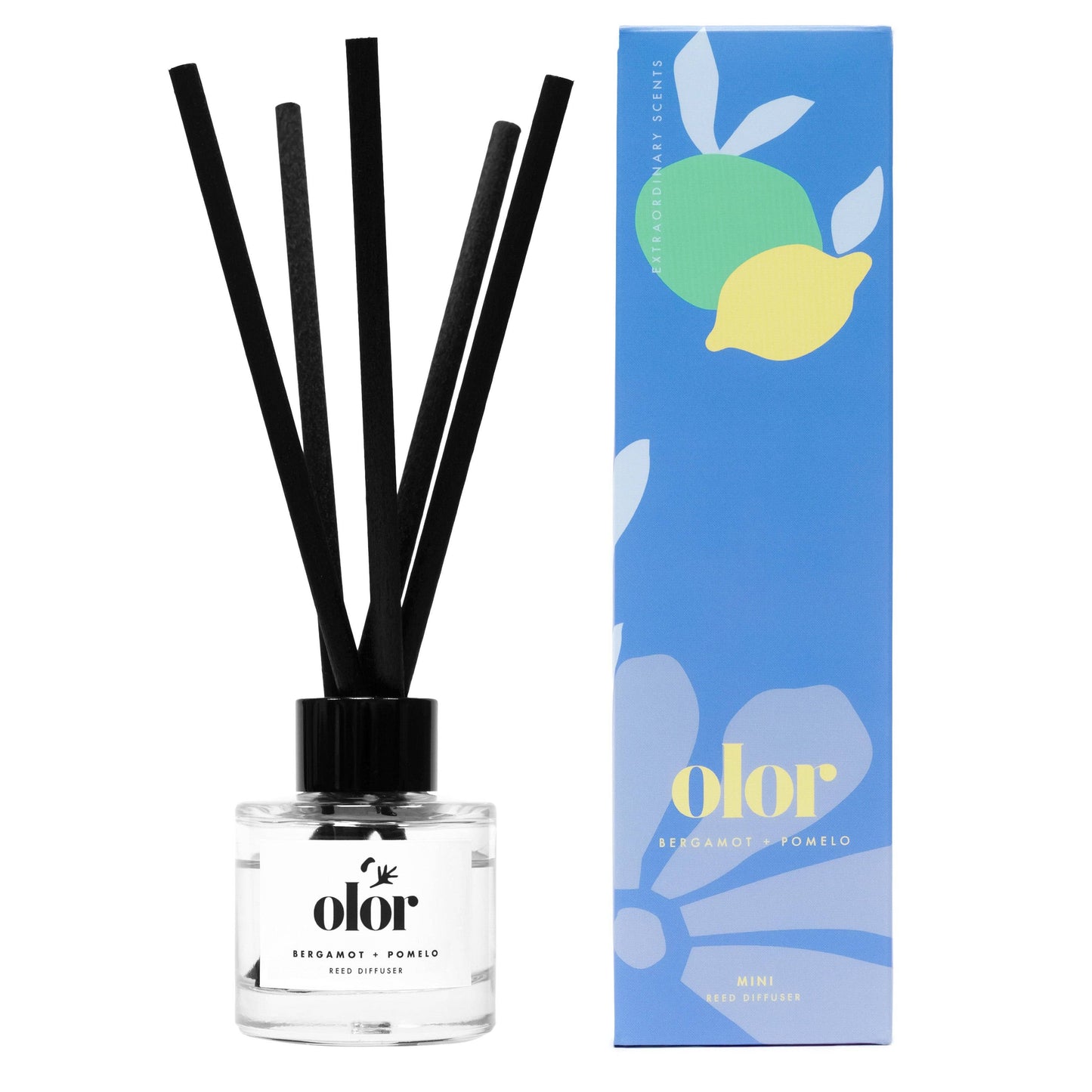 OLOR | Mini Reed Diffuser | Bergamot + Pomelo
