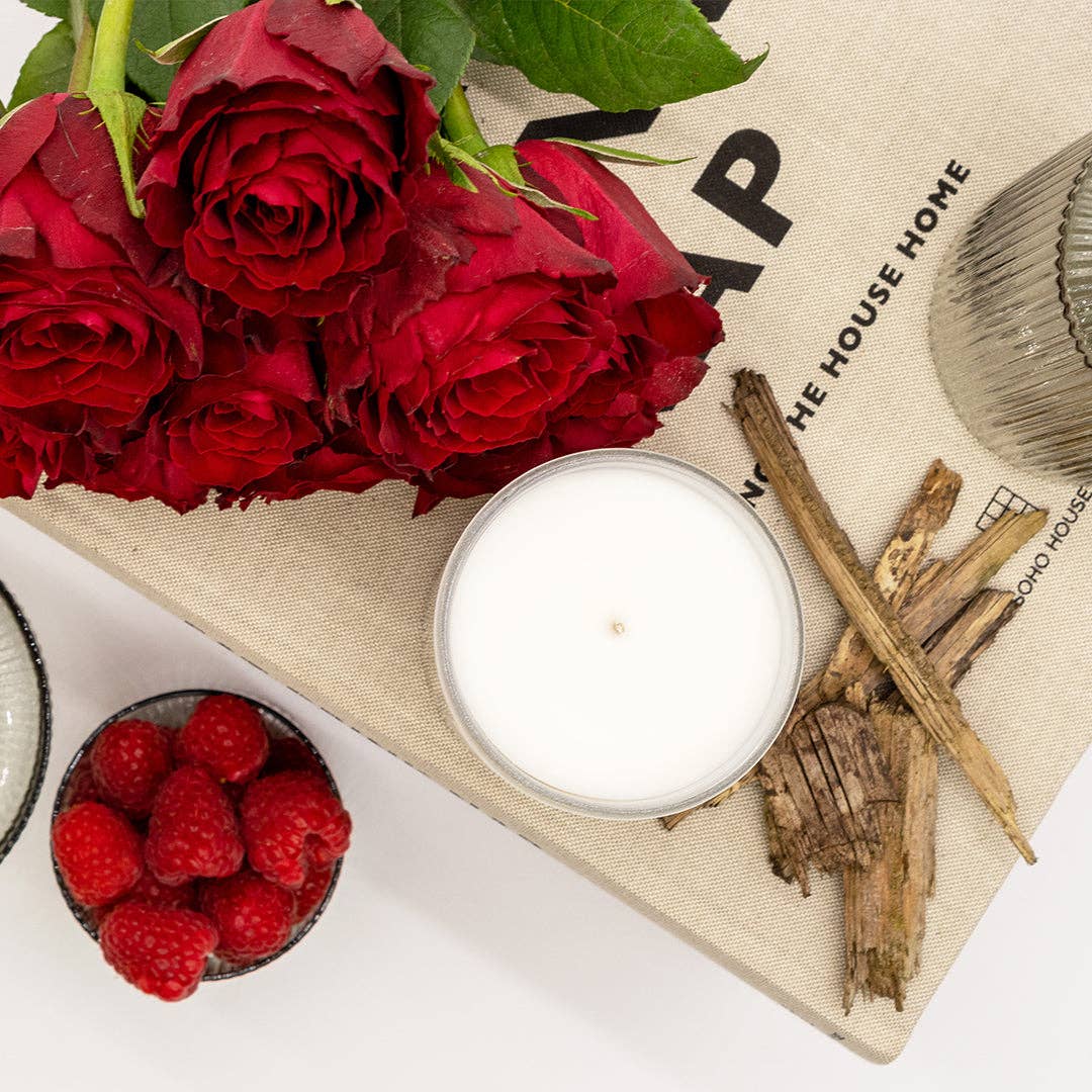 Olor | Candle Tin | Rosa + Oud