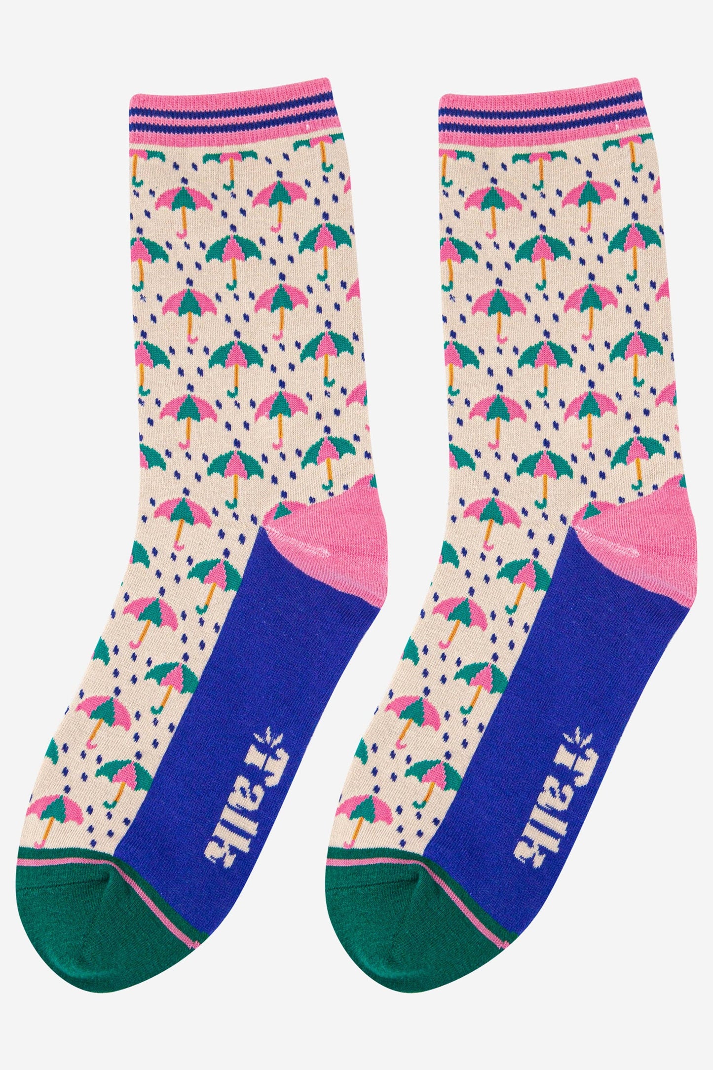 Sock Talk | Women's Umbrella and Rain Bamboo Socks: UK 3-7 | EU 36-40