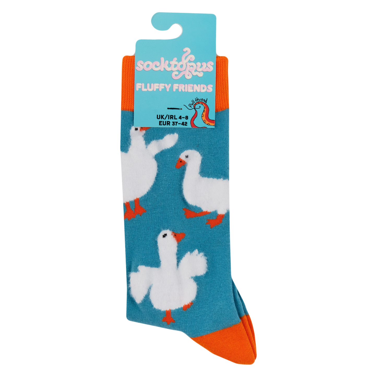 Socktopus | Fluffy Silly Goose Socks | S UK 4-8