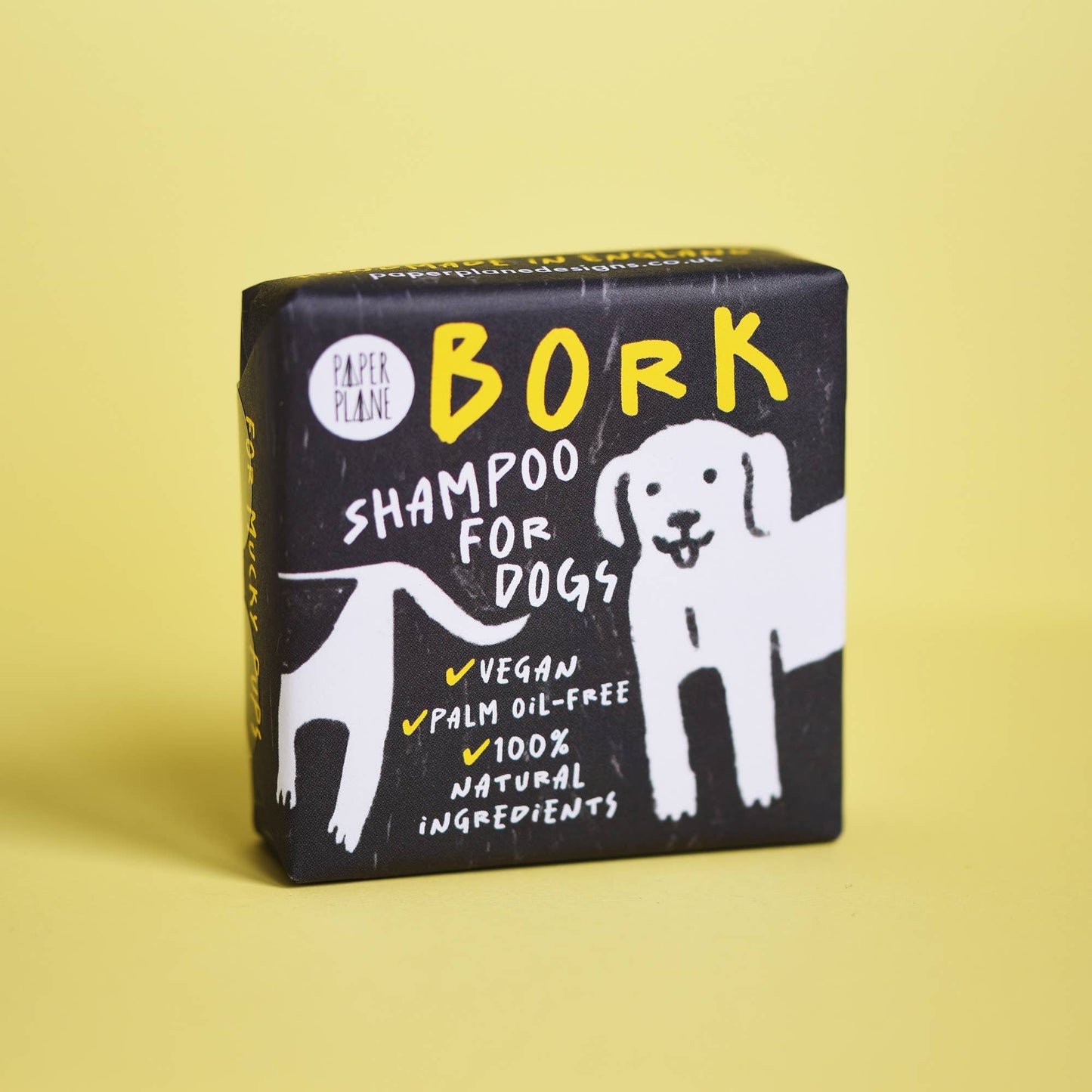 Paper Plane | Bork Dog Shampoo - Natural and plant-based bar