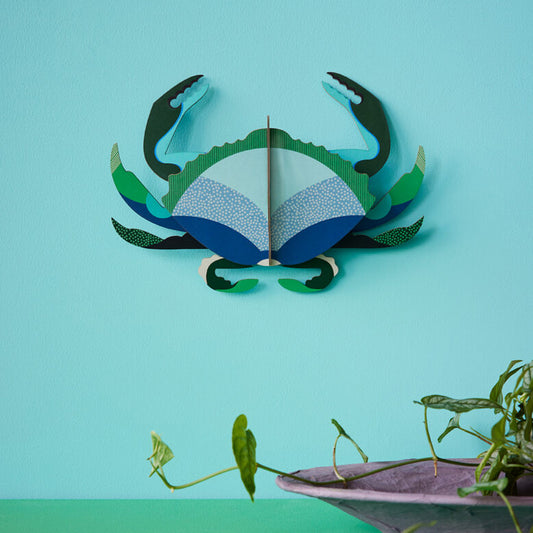 3D Wall Art | Aquamarine Crab