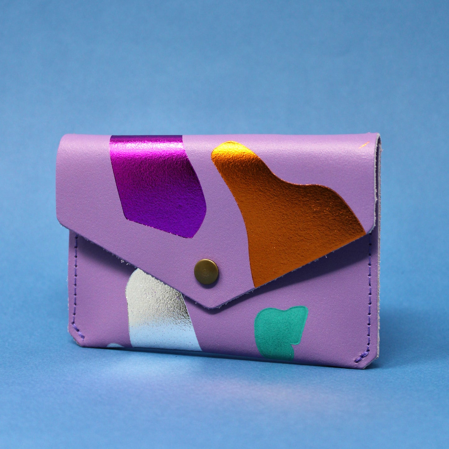 Ark | Abstract Popper Purse, Small | Lilac