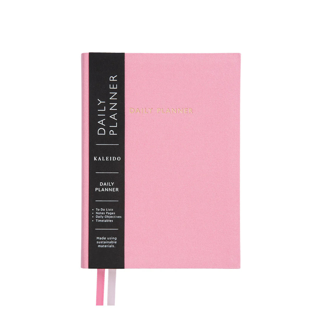 Kaleido | Fabric Daily Planner | Pink