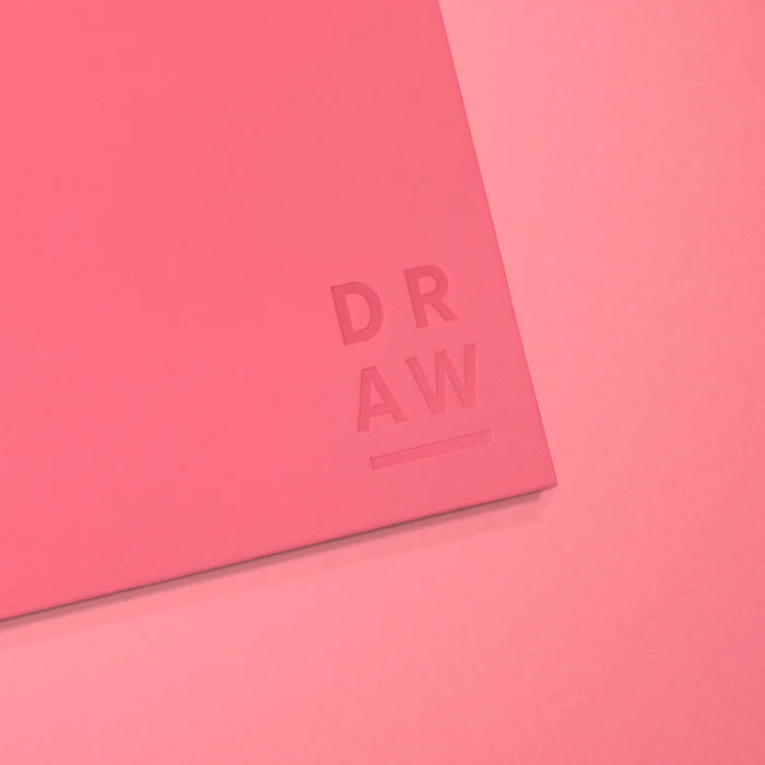 1973 | Blank Canvas A4 Spiral Bound Skethbook DRAW | Pink