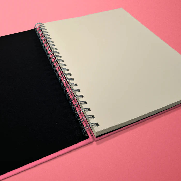 1973 | Blank Canvas A4 Spiral Bound Skethbook DRAW | Pink
