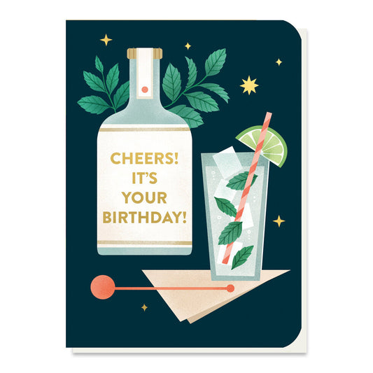 Card | "Cheers! It's Your Birthday" with Seed Sticks Inside