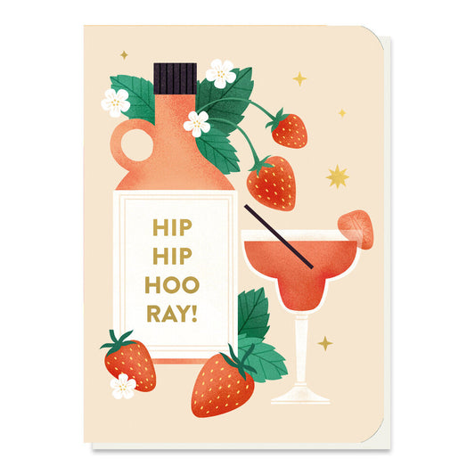 Card | "Hip Hip Hoo Ray" with Seed Sticks Inside