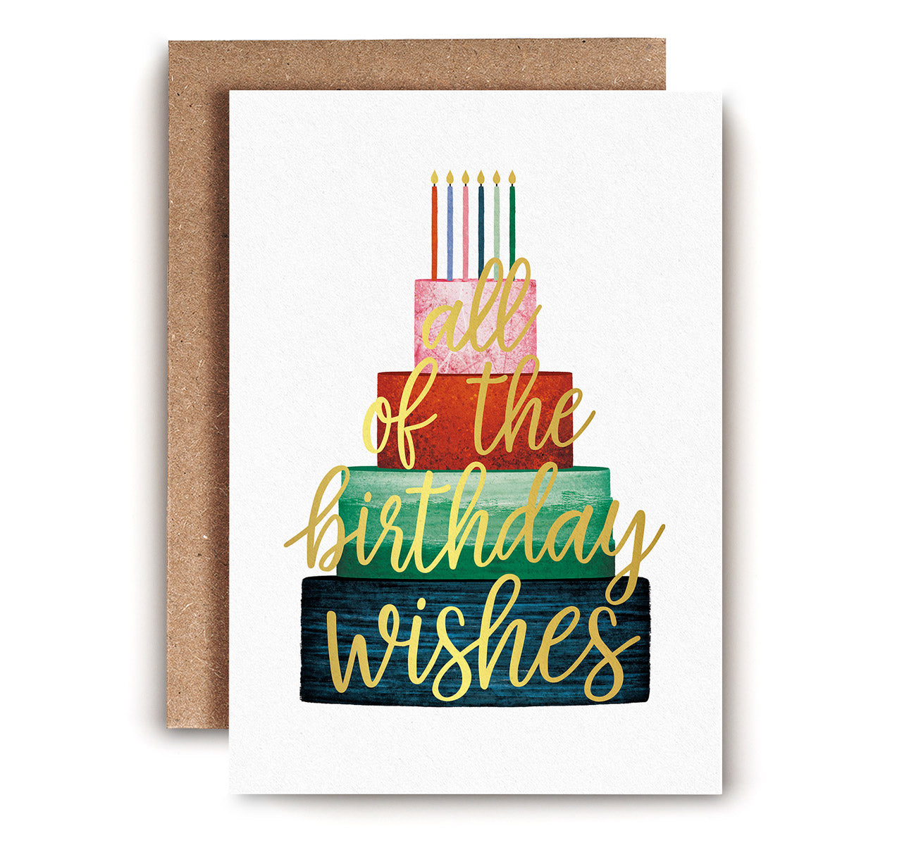 Greetings Card | "all of the birthday wishes"