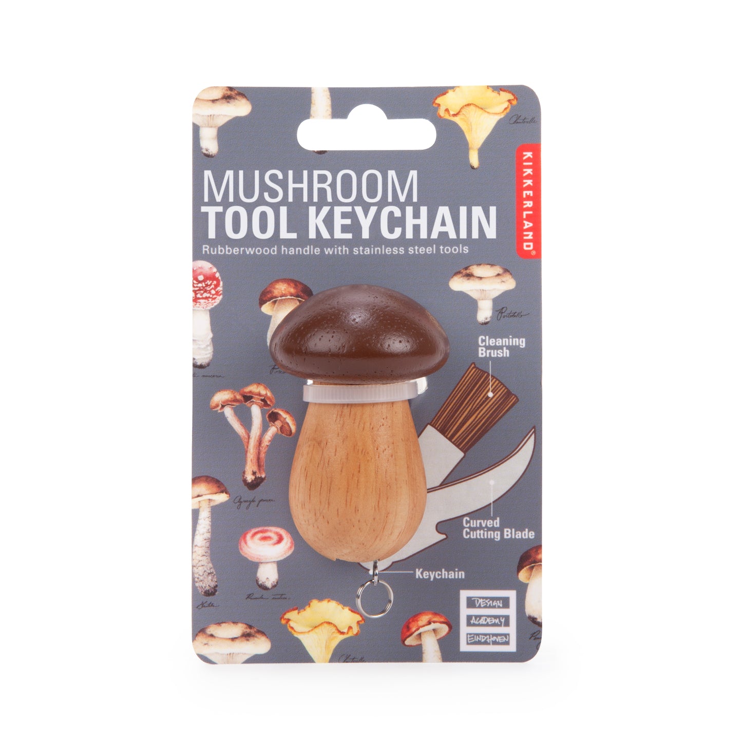 Kikkerland | Mushroom Tool Keychain