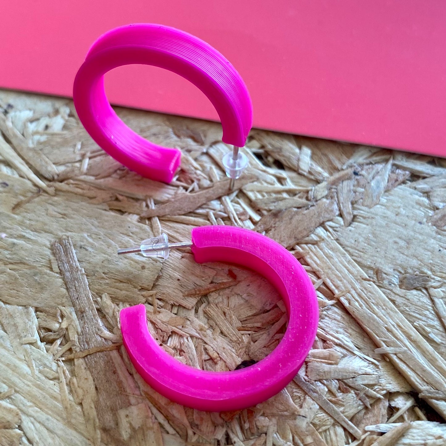 Will Sharp | Chunky Hoops | Radiant Pink