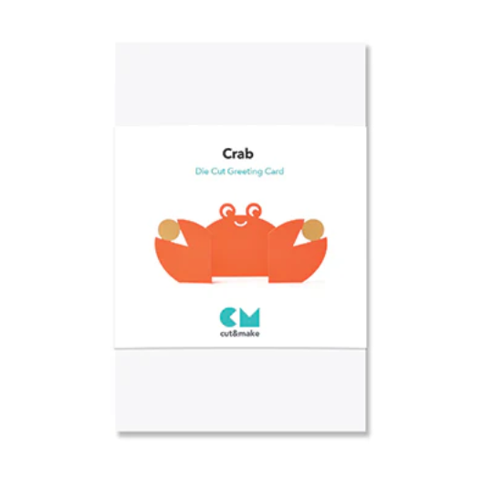 Greetings Card | Cut & Make Crab | "Blank"