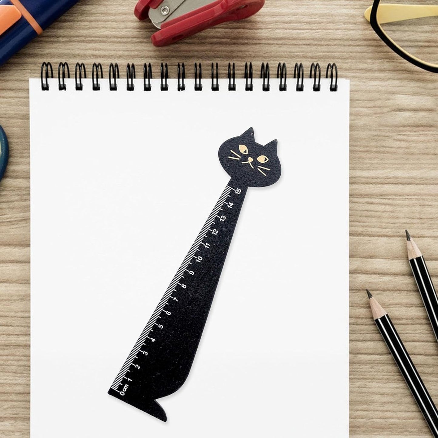 Cat Wooden Ruler