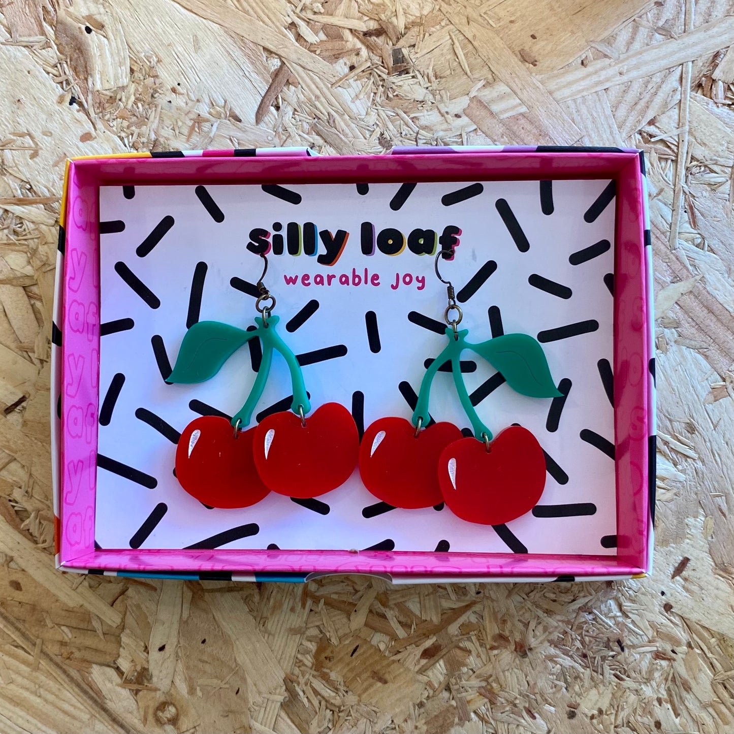 Silly Loaf | Cherry Statement Earrings