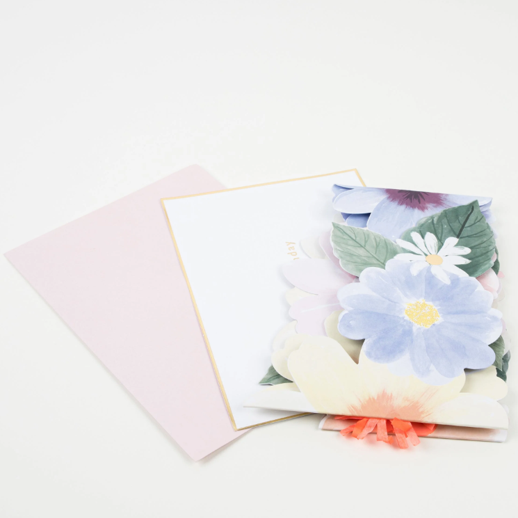 Meri Meri | Concertina Card | Flowers