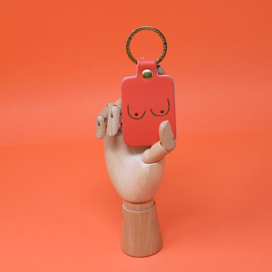 Ark | Boob Key Fob | Coral