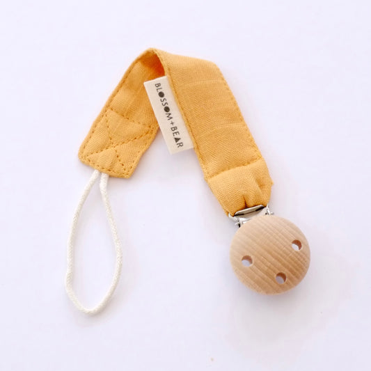 Blossom & Bear | Dummy Clip | Mustard