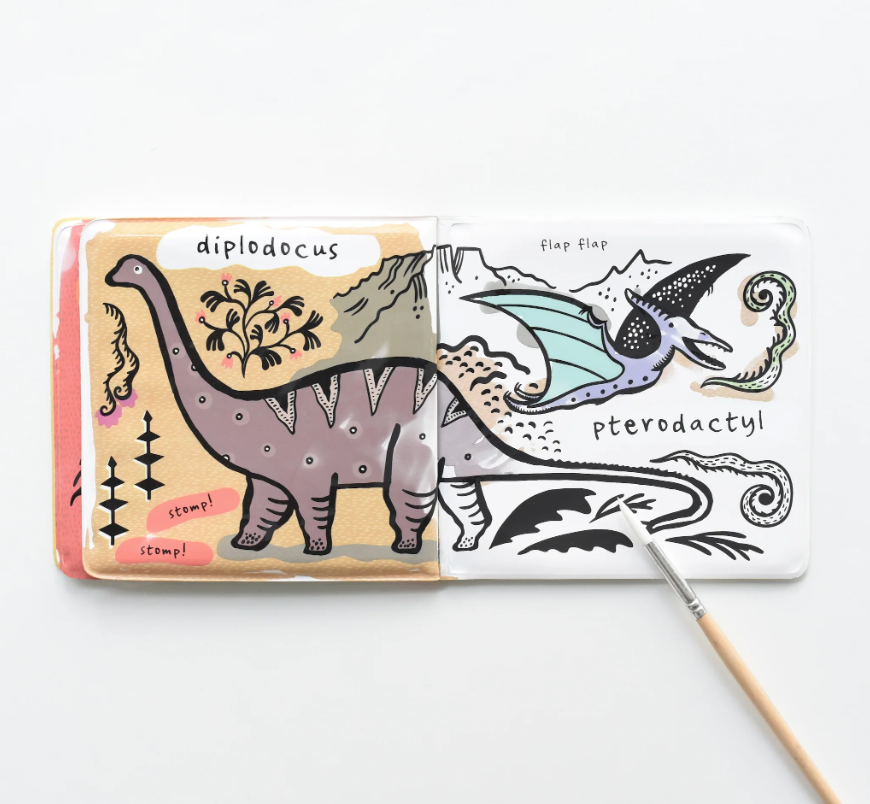 Bath Book Color Me | Who loves dinosaurs?