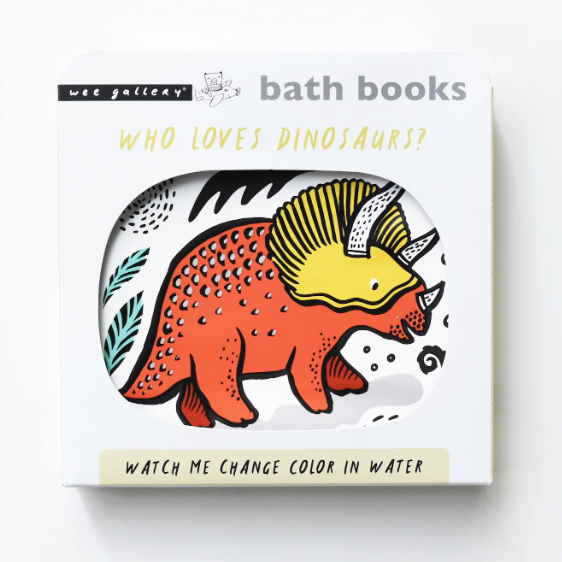 Bath Book Color Me | Who loves dinosaurs?