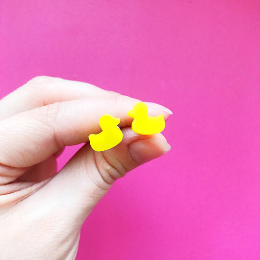 Silly Loaf | Rubber Duck Stud Earrings