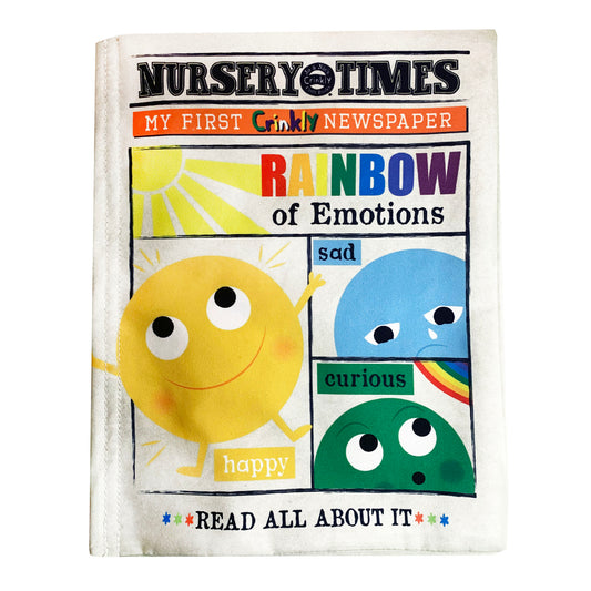 Crinkly Newspaper | Rainbow of Emotions