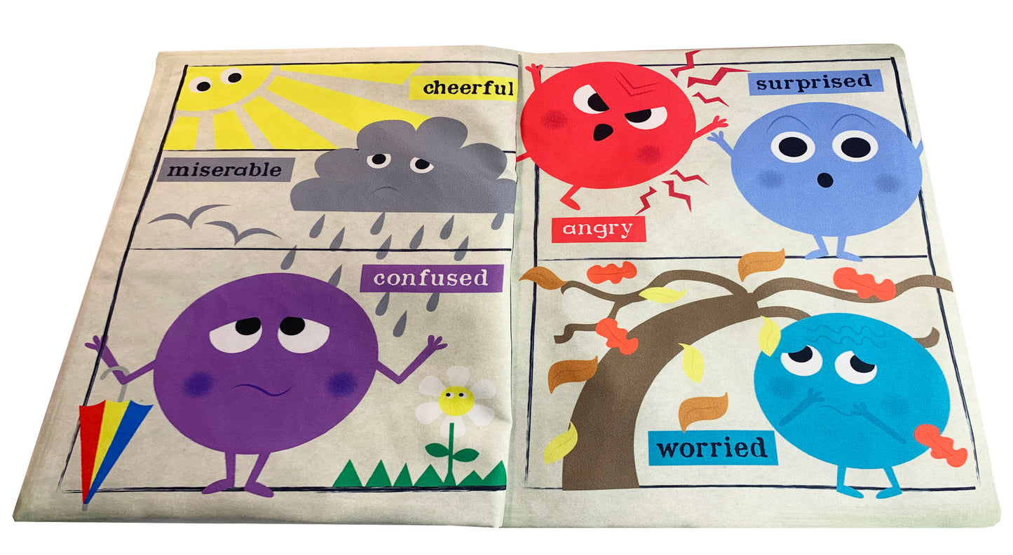 Crinkly Newspaper | Rainbow of Emotions