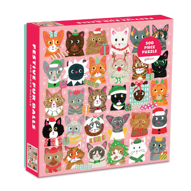 Jigsaw Puzzle | 500 pieces | Festive Fur Balls