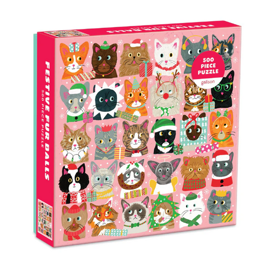 Jigsaw Puzzle | 500 pieces | Festive Fur Balls