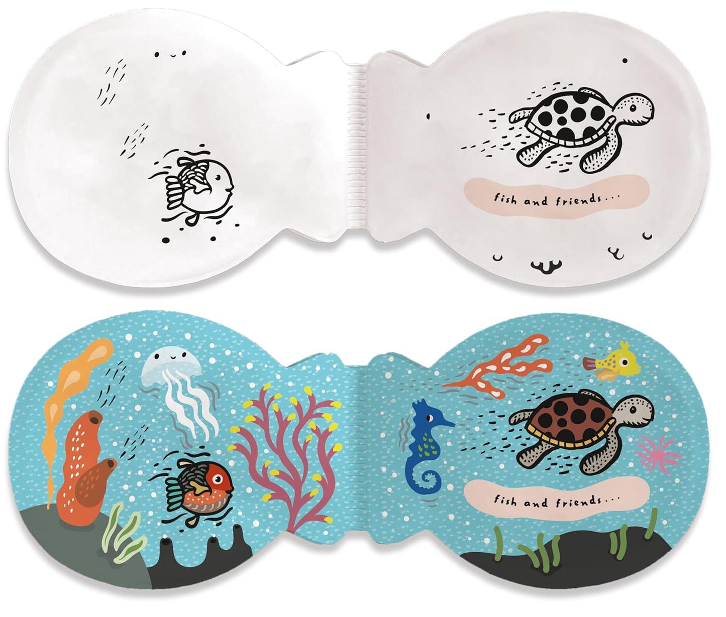 Shaped Bath Book | Fish & Friends