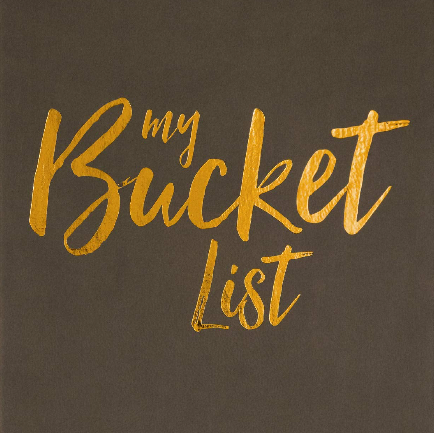 Èccolo | A5 Soft Cover Bucket List Journal | Black & Gold