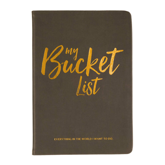 Èccolo | A5 Soft Cover Bucket List Journal | Black & Gold