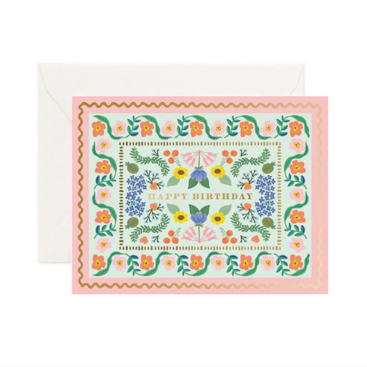 Greetings Card | "Sicily Garden Happy Birthday"