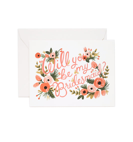 Greetings Card | "Will you be my Bridesmaid?"