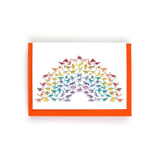 Greetings Card | "Rainbow Dinosaur"