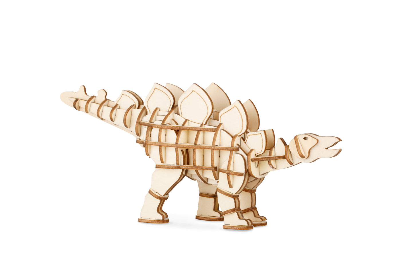 3D Wooden Puzzle | Stegosaurus