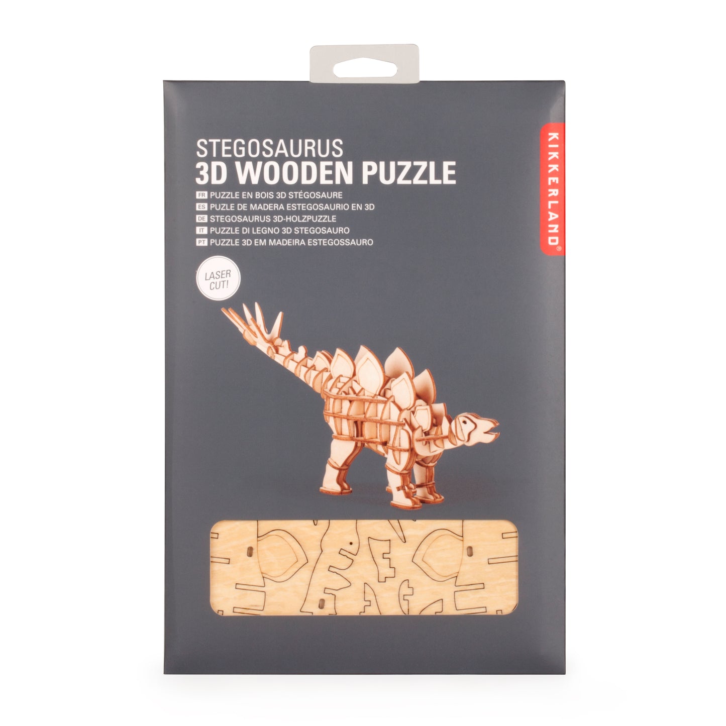 3D Wooden Puzzle | Stegosaurus