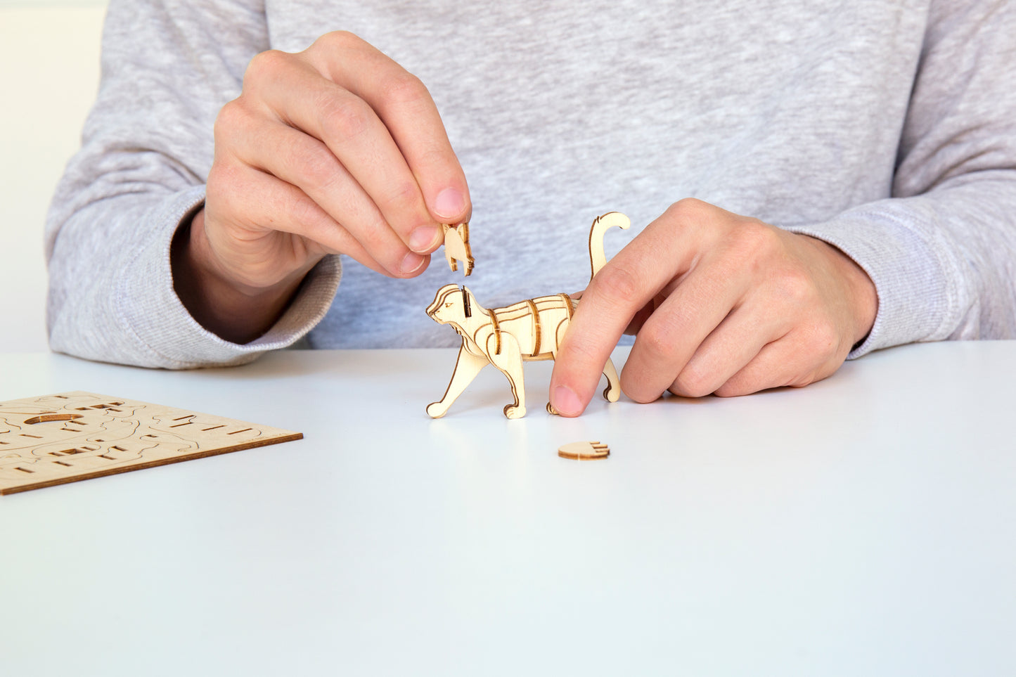 Kikkerland | 3D Wooden Puzzle | Cat