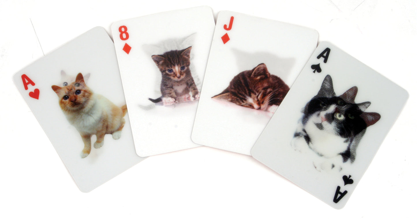 Kikkerland | Cat 3D Playing Cards