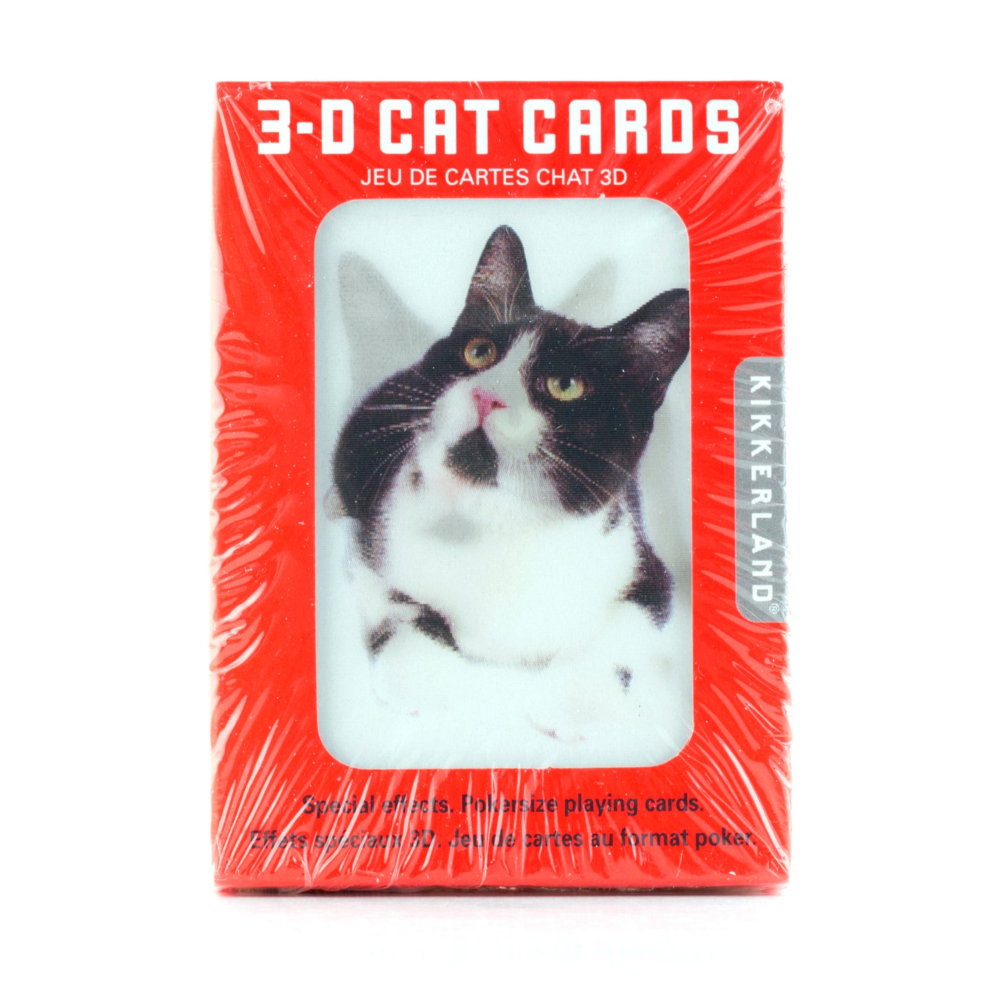 Kikkerland | Cat 3D Playing Cards